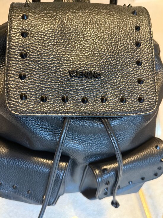 Valentino NWT Rock Stud Backpack with Dust Bag Black Leather MSRP $995 main image 9